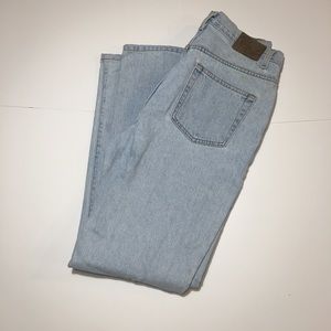 light wash calvin klein jeans